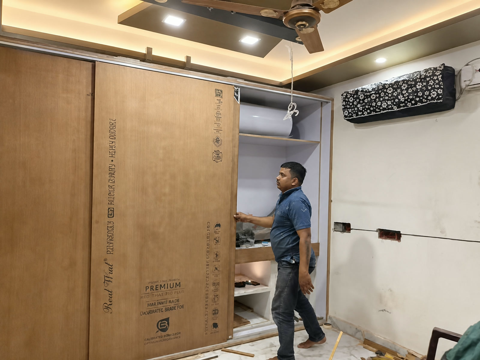 Friends Colony Residence construction work
