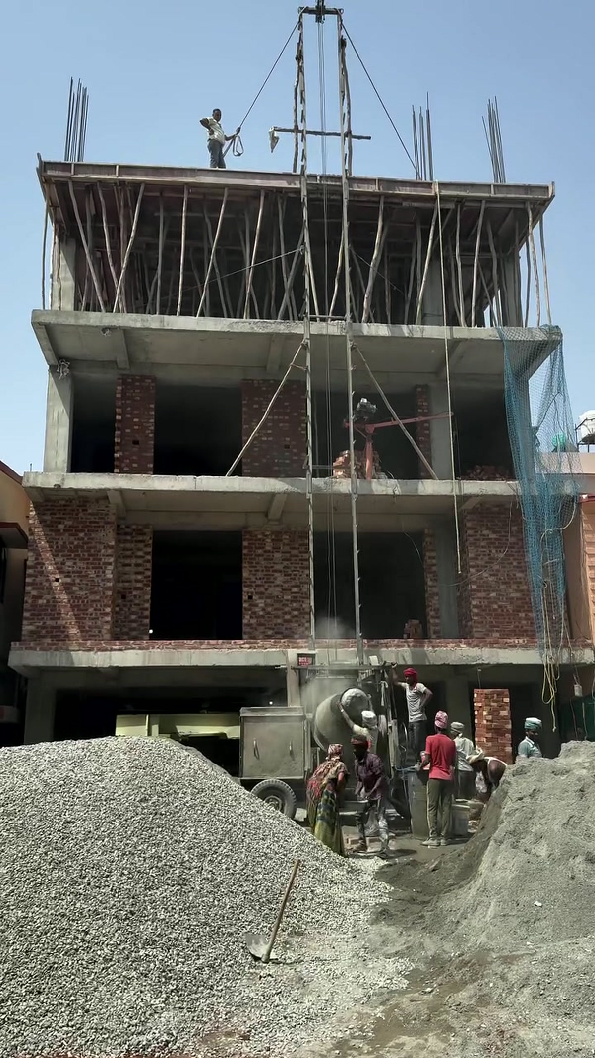 Madhav Society Development construction work